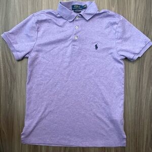 Polo by Ralph Lauren Men's Purple Polo Shirt Custom Slim Fit size S